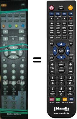 T&eacute;l&eacute;commande &eacute;quivalente Blusens H9132-1070555