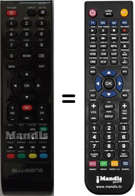 Télécommande équivalente RC-038