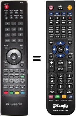 Télécommande équivalente Blusens M99MCIRST2B19PSP-1101595