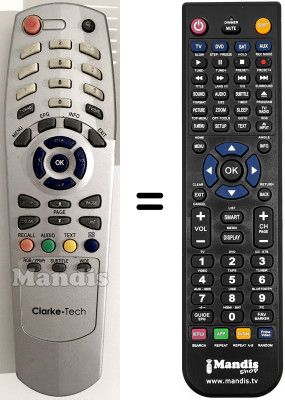 Télécommande équivalente REMCON755