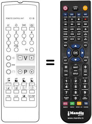 Télécommande équivalente Neckermann 765 / 317