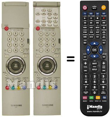 Télécommande équivalente Samsung WS32M066T Télécommande équivalente Samsung WS32M066T
