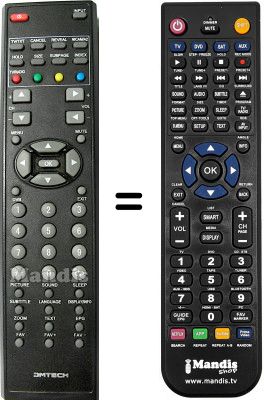 T&eacute;l&eacute;commande &eacute;quivalente DMTech DM-19TB