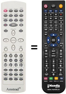 T&eacute;l&eacute;commande &eacute;quivalente REMCON155