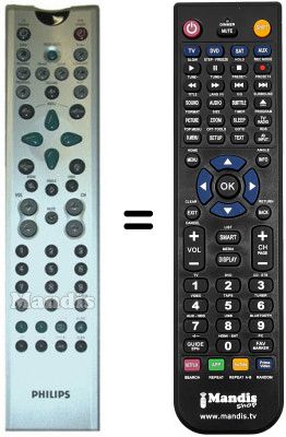 Télécommande équivalente REMCON722 Télécommande équivalente REMCON722