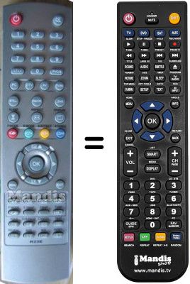 Télécommande équivalente Aeg R-23E