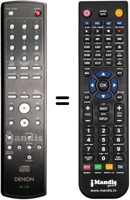 Télécommande équivalente Denon RC-1133