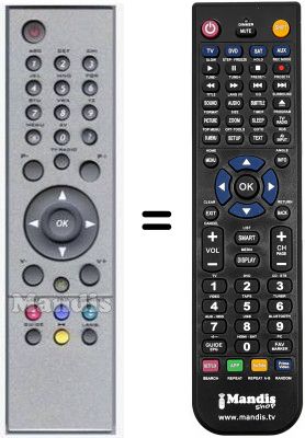 T&eacute;l&eacute;commande &eacute;quivalente RC2546