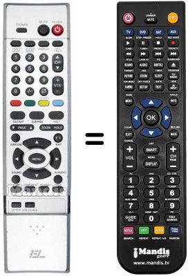 Télécommande équivalente REMCON631