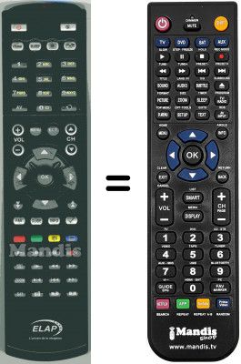 T&eacute;l&eacute;commande &eacute;quivalente GOSAT GS 7056 HDI