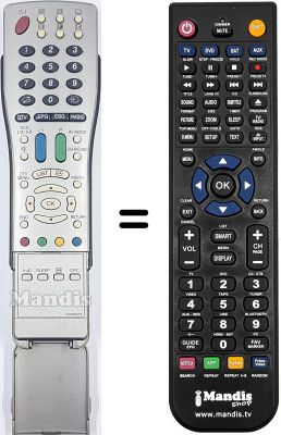 Télécommande équivalente GA460WJSA