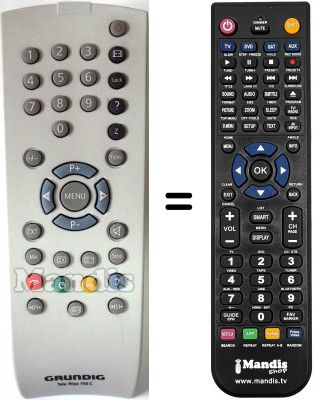 T&eacute;l&eacute;commande &eacute;quivalente Grundig LW45-9401TOP
