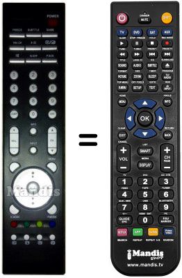 T&eacute;l&eacute;commande &eacute;quivalente Grunkel Grun004