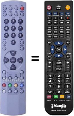 Télécommande équivalente Haier L37V6-A8