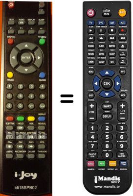 T&eacute;l&eacute;commande &eacute;quivalente i-Joy IDI15SPB02