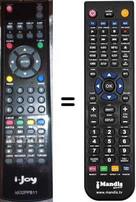 T&eacute;l&eacute;commande &eacute;quivalente i-Joy IDI32PPB11