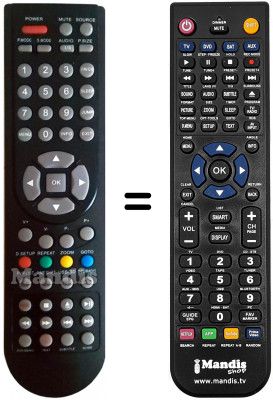 T&eacute;l&eacute;commande &eacute;quivalente i-Joy IDI32PPB12