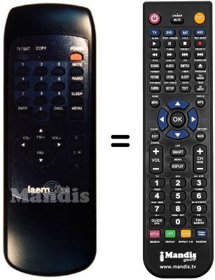 T&eacute;l&eacute;commande &eacute;quivalente REMCON735