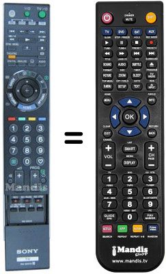 Télécommande équivalente REMCON673 Télécommande équivalente REMCON673