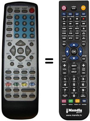 Télécommande équivalente REMCON1156