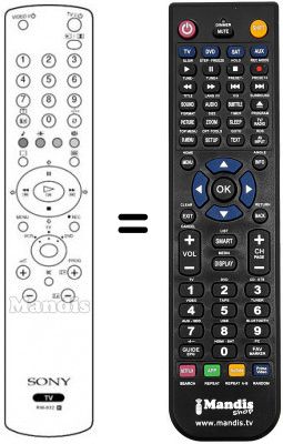 Télécommande équivalente REMCON1172 Télécommande équivalente REMCON1172