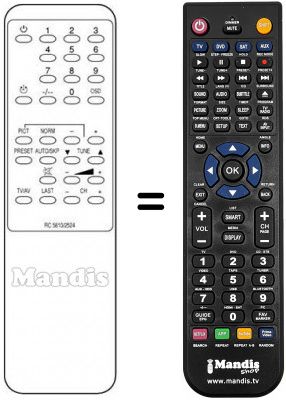 Télécommande équivalente REMCON352