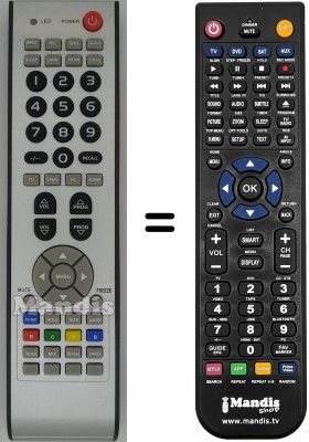 T&eacute;l&eacute;commande &eacute;quivalente ELECTRA LCD 4230