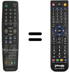 Télécommande équivalente LG 6710V00005H Télécommande équivalente LG 6710V00005H