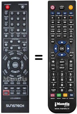 Télécommande équivalente REMCON1245