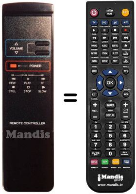 Télécommande équivalente REMCON429