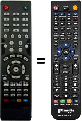 T&eacute;l&eacute;commande &eacute;quivalente Matsui RC-SY023