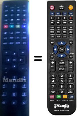 T&eacute;l&eacute;commande &eacute;quivalente Medion P17103