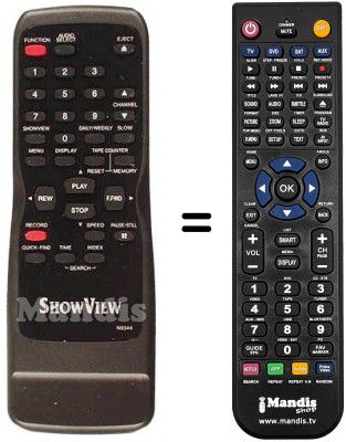 T&eacute;l&eacute;commande &eacute;quivalente Funai 21A-620