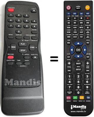 T&eacute;l&eacute;commande &eacute;quivalente Funai 23A-450