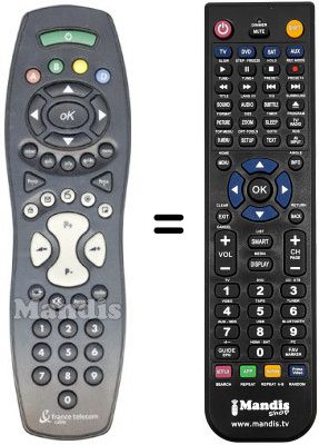 Télécommande équivalente REMCON715