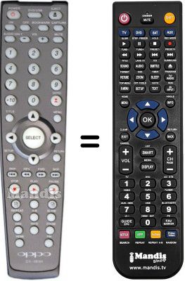 T&eacute;l&eacute;commande &eacute;quivalente DV983H