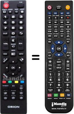 T&eacute;l&eacute;commande &eacute;quivalente Orion ORI001