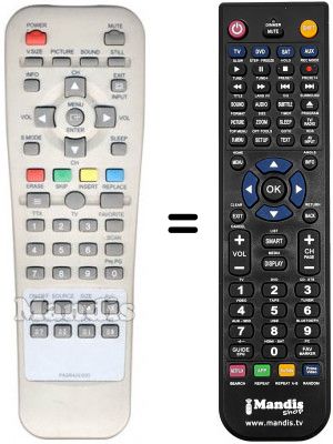 Télécommande équivalente Daewoo PDP42NESI-T1