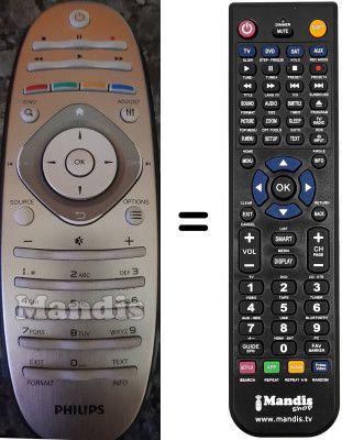 Télécommande équivalente 313923822601