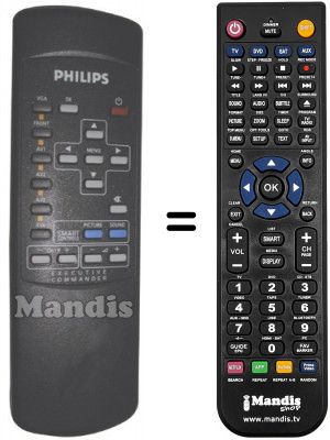 Télécommande équivalente Philips 42FD9932 / 01G
