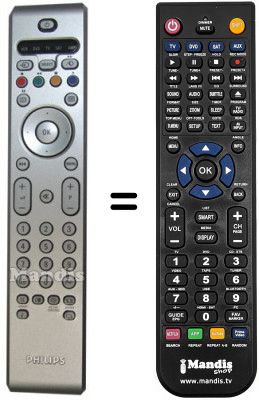 Télécommande équivalente Philips 313923807921