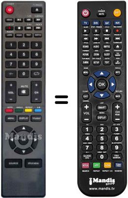 T&eacute;l&eacute;commande &eacute;quivalente Q.BELL QT3010D20