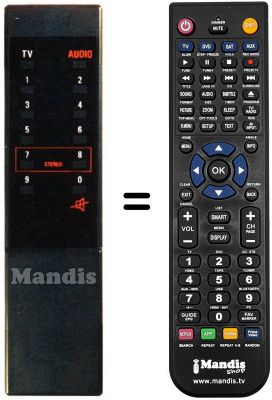 T&eacute;l&eacute;commande &eacute;quivalente REMCON593