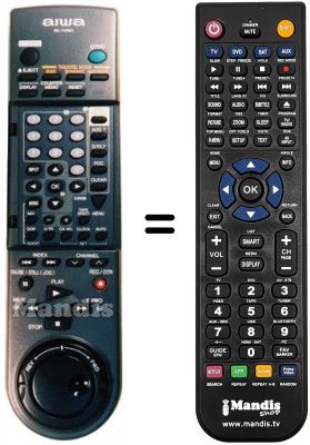 Télécommande équivalente RC-7VR01