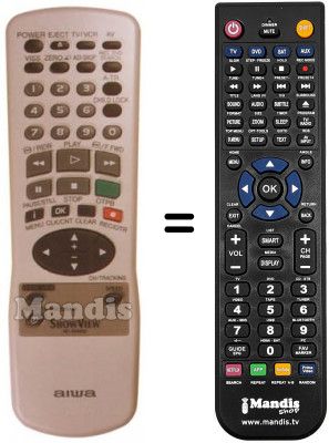 Télécommande équivalente RC-BVR02