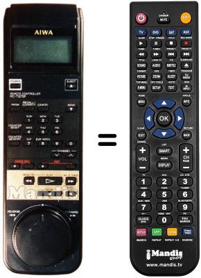 Télécommande équivalente RC-TG75P