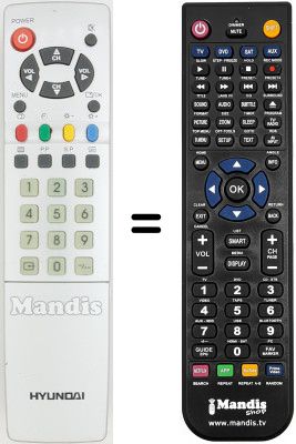 Télécommande équivalente RC-U07RE Télécommande équivalente RC-U07RE