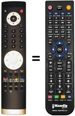 T&eacute;l&eacute;commande &eacute;quivalente RC1063