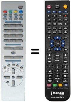 Télécommande équivalente RC1072