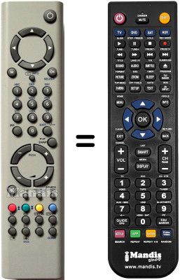 Télécommande équivalente Technical LCD 3718HDTB